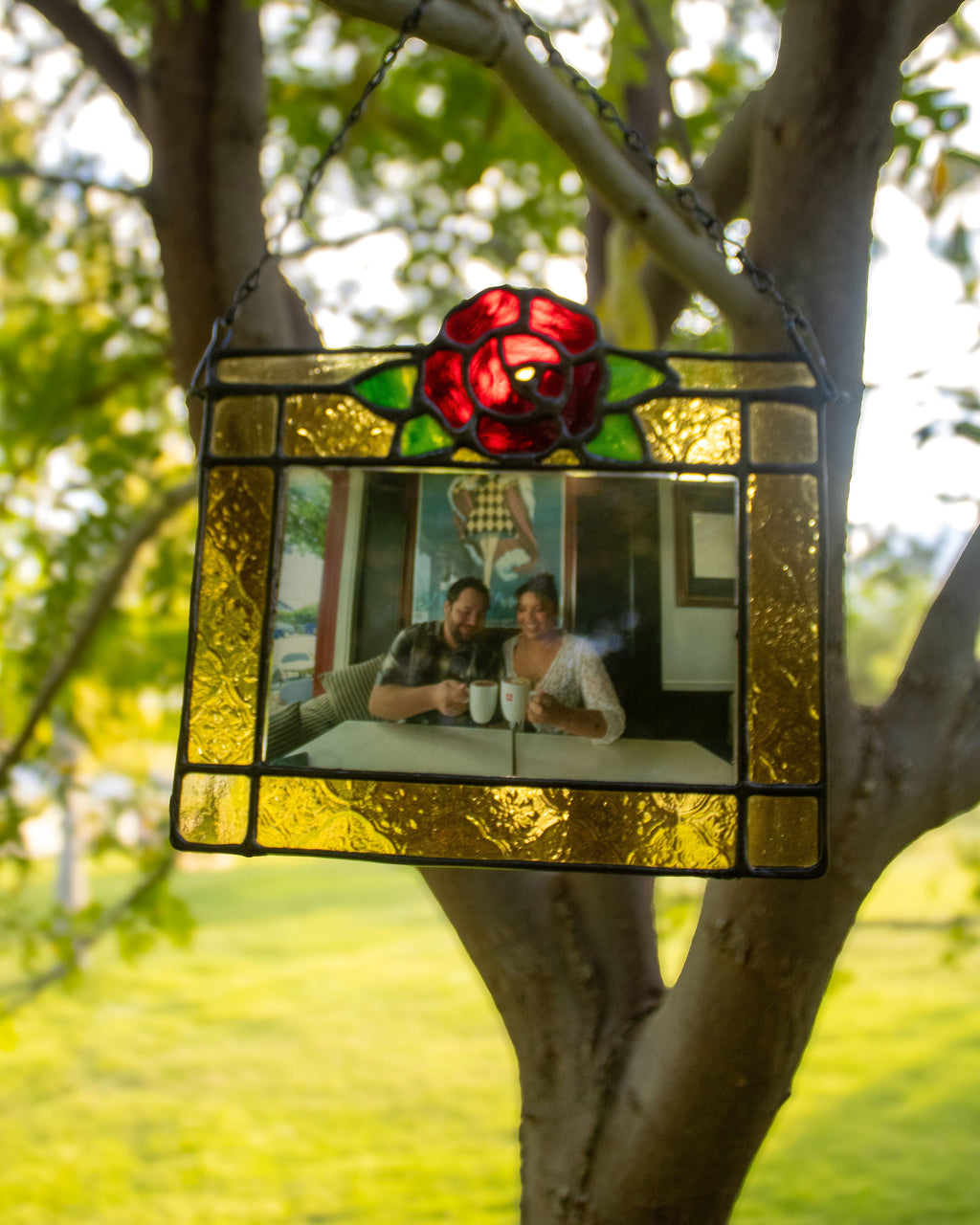 Tattoo Rose Photo Frame