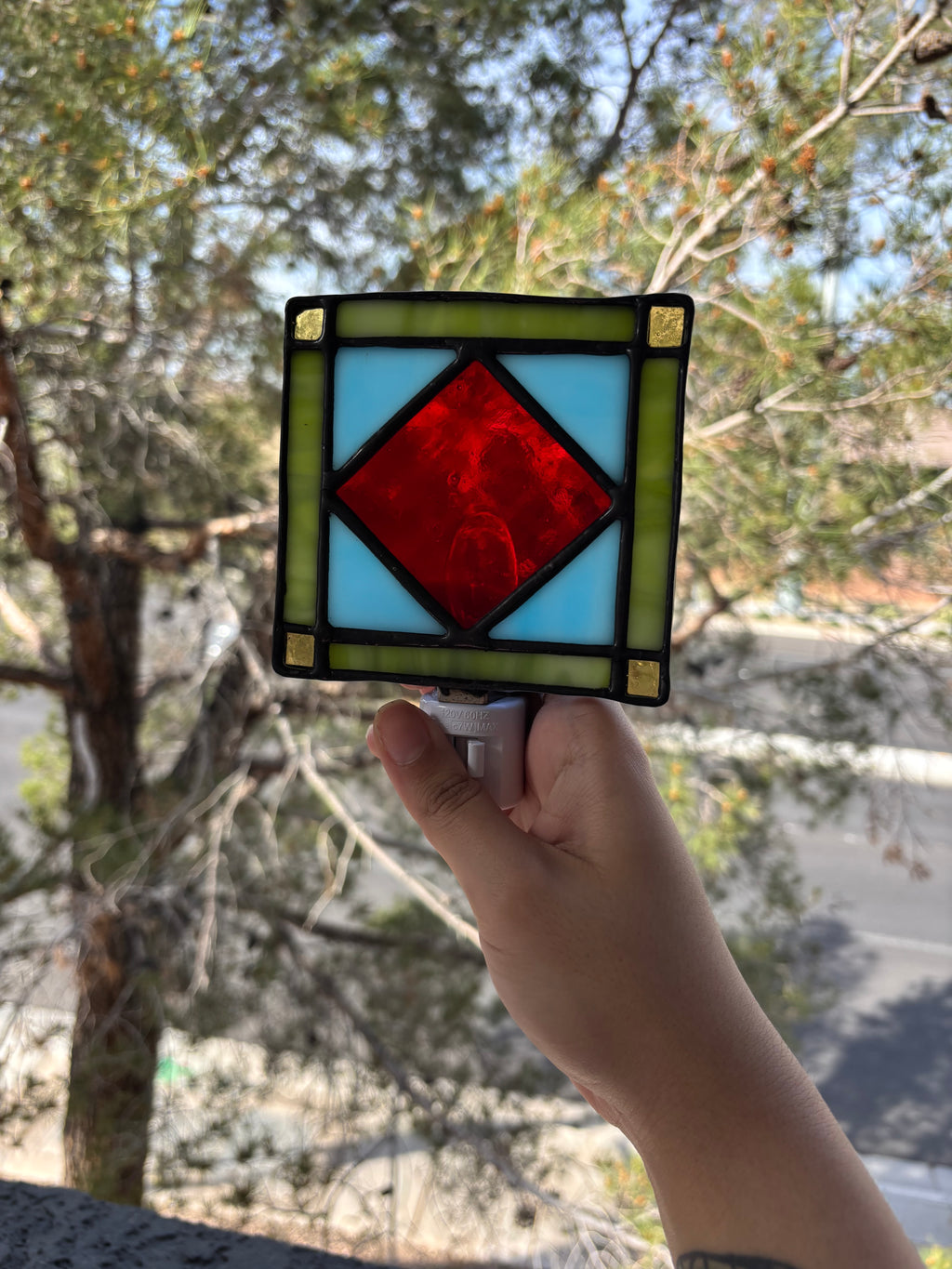 Granny Square “This Feels Like Home” Nightlight