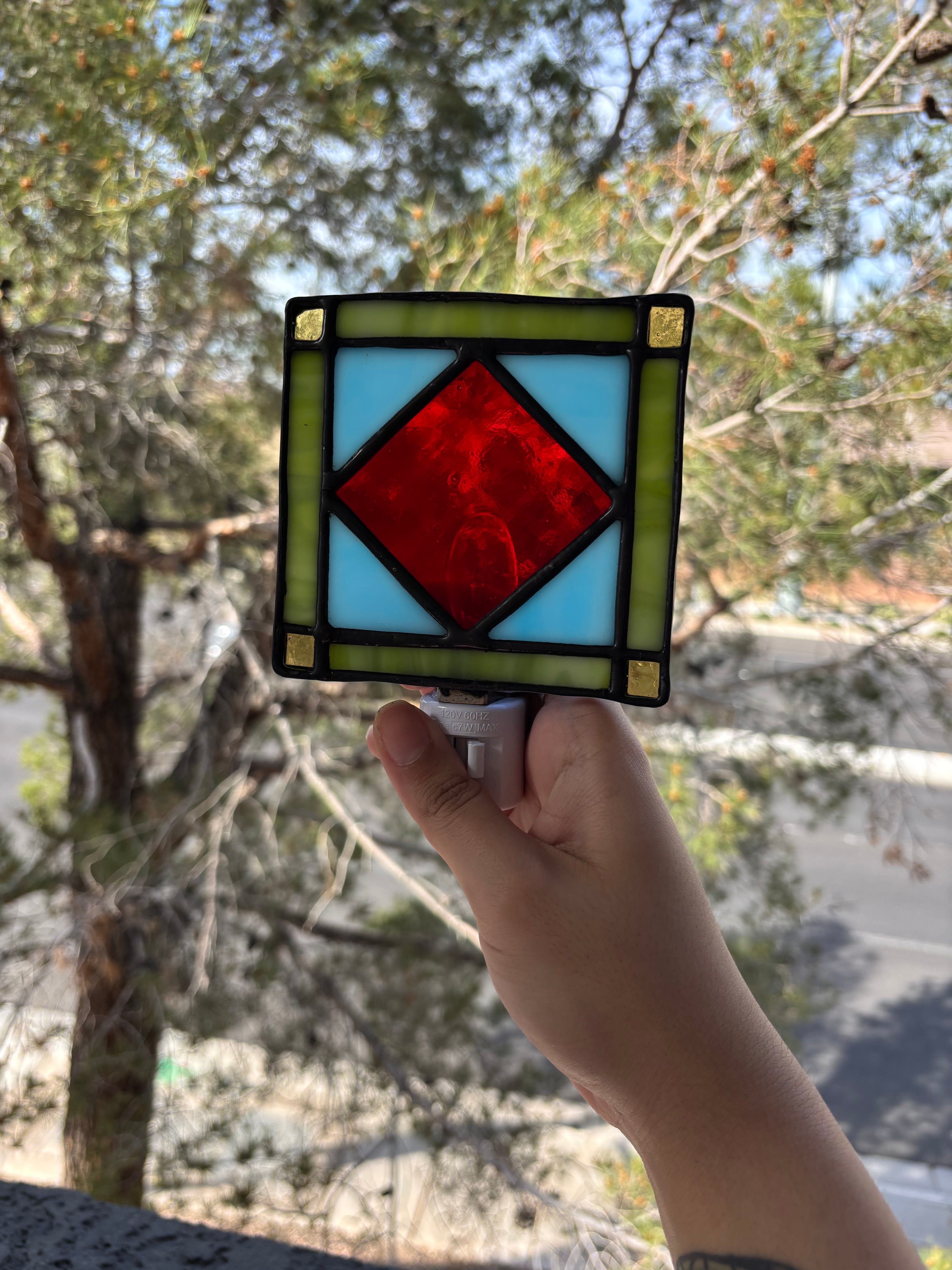 Granny Square “This Feels Like Home” Nightlight