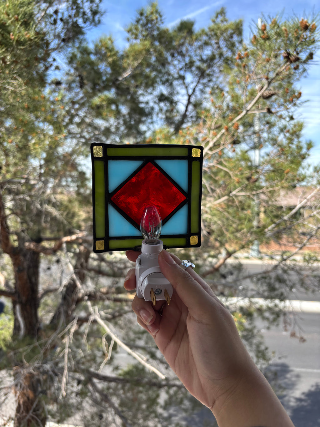 Granny Square “This Feels Like Home” Nightlight