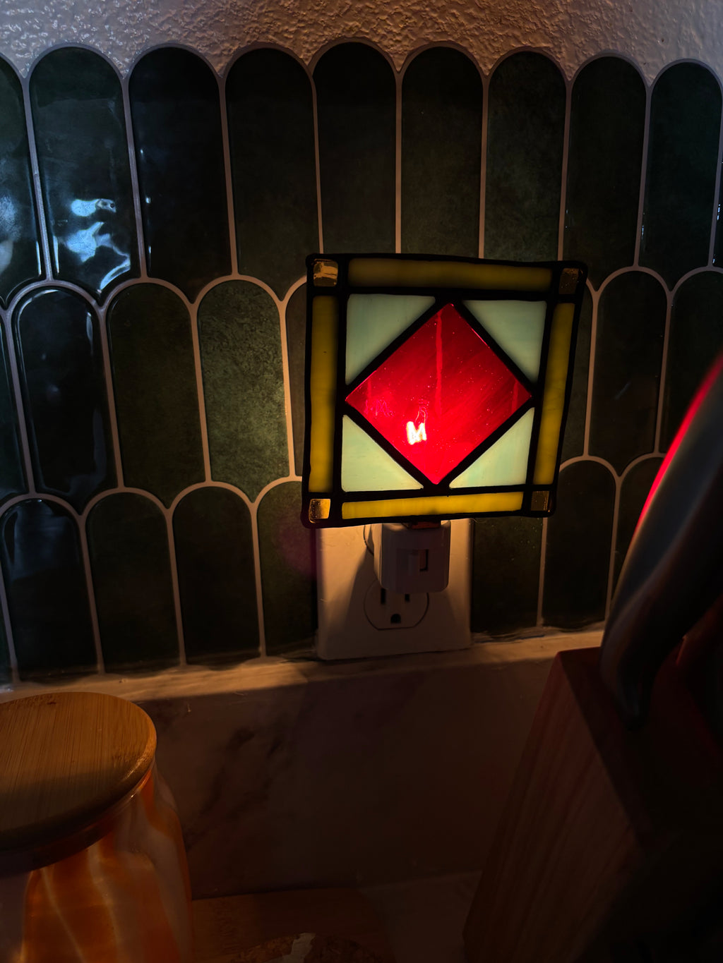 Granny Square “This Feels Like Home” Nightlight