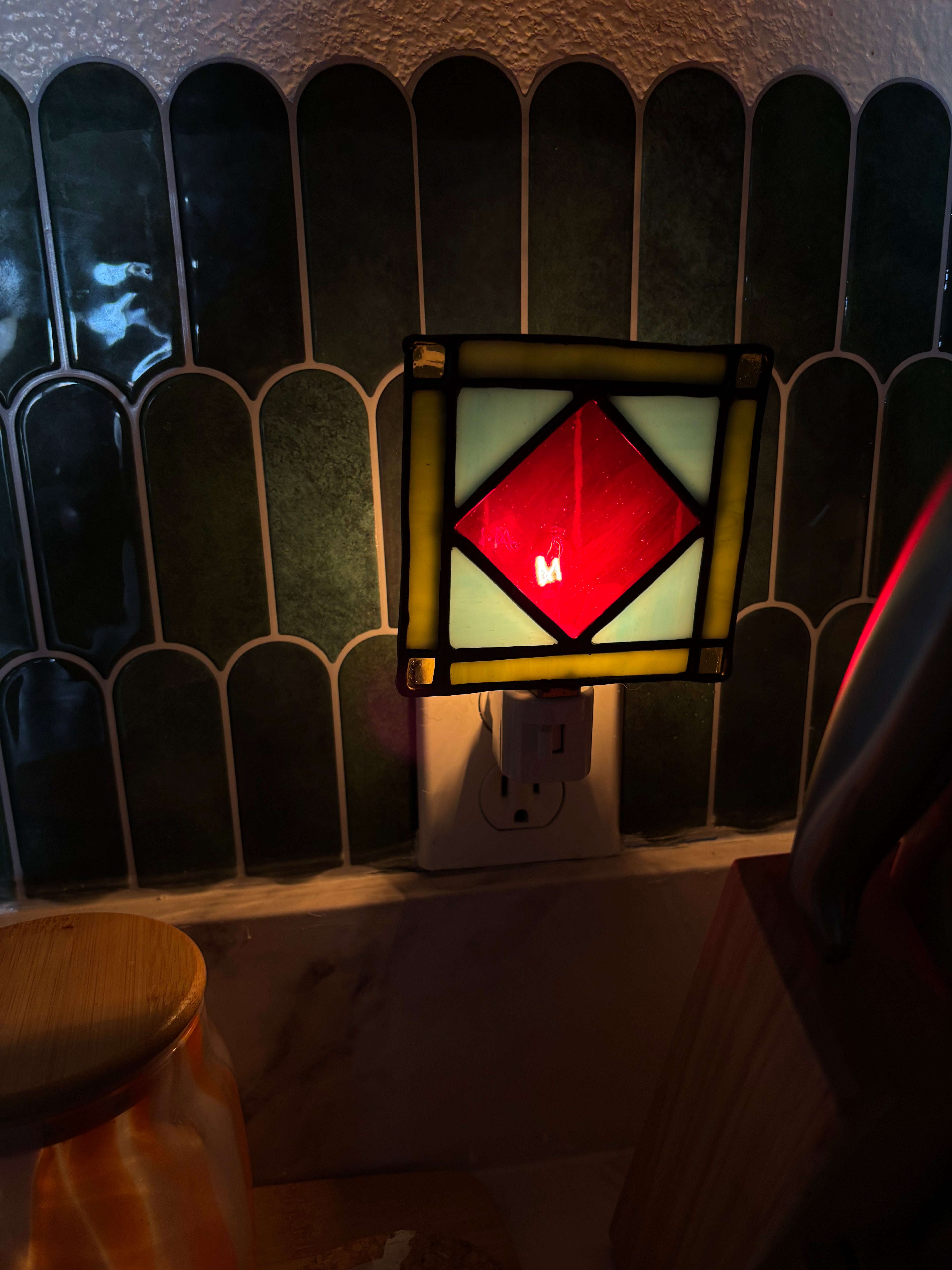 Granny Square “This Feels Like Home” Nightlight