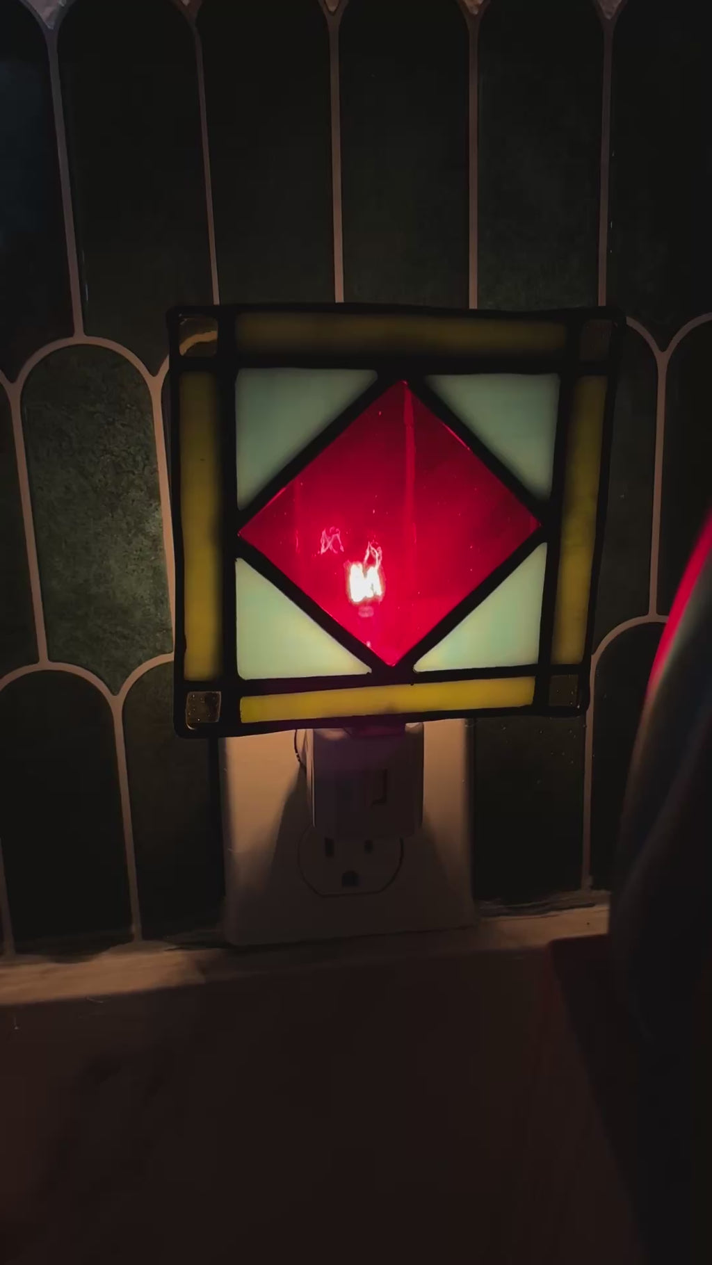 Granny Square “This Feels Like Home” Nightlight